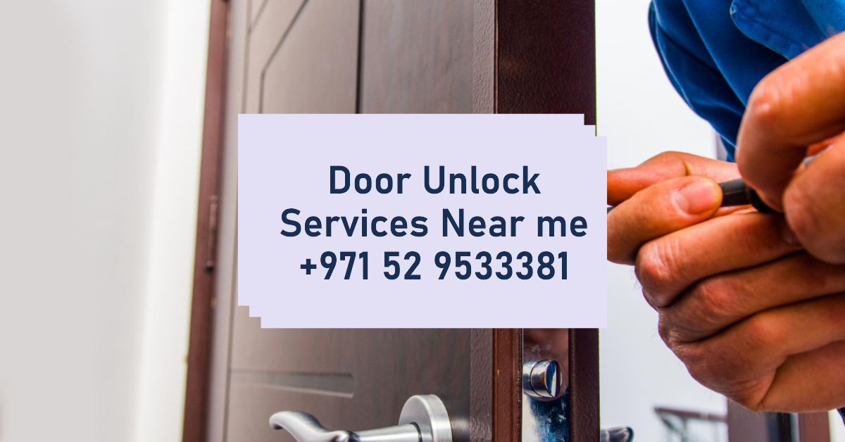 Unlocking Peace of Mind: Door Unlock Services in Dubai by KME Locksmith