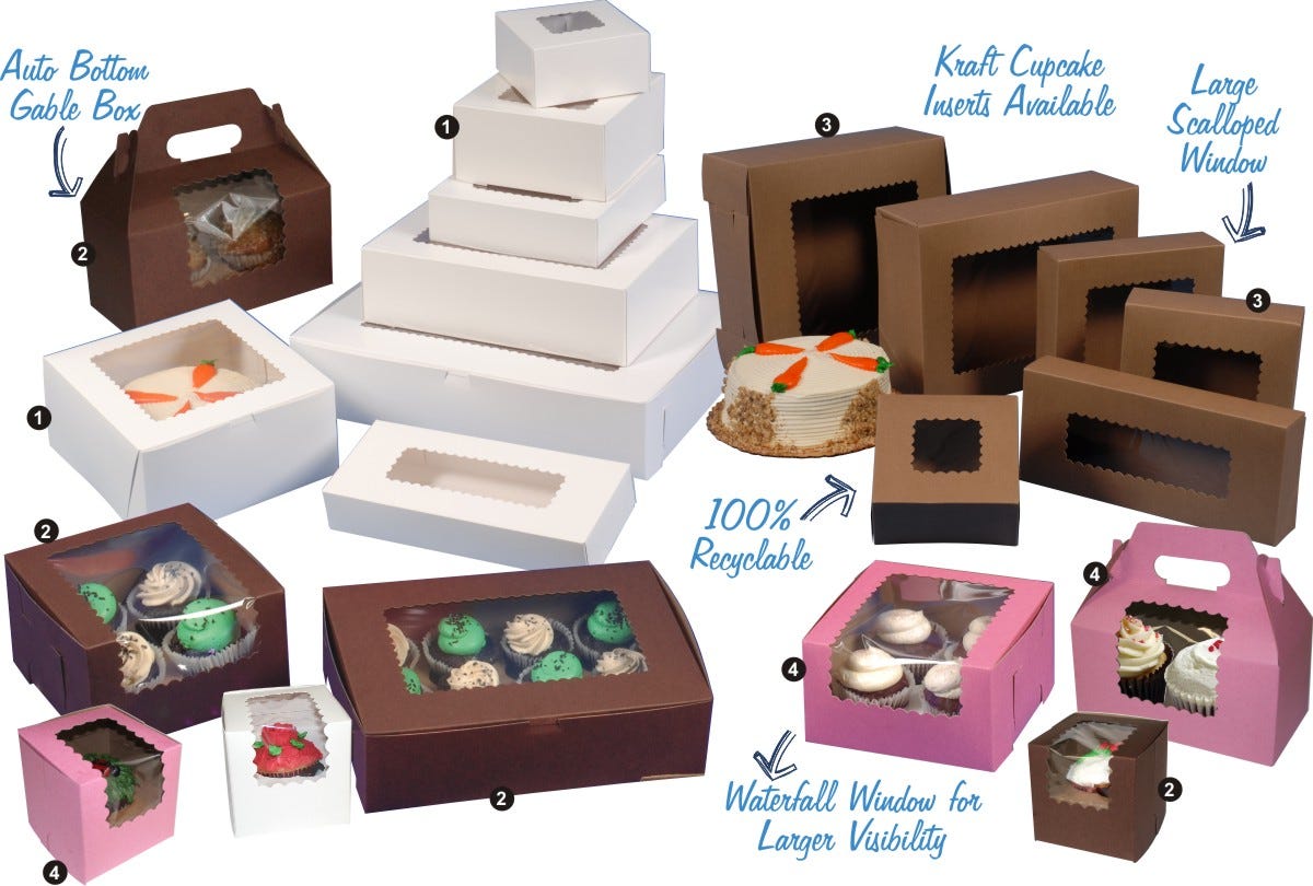 Cake Boxes Wholesale: Ensuring Freshness and Presentation