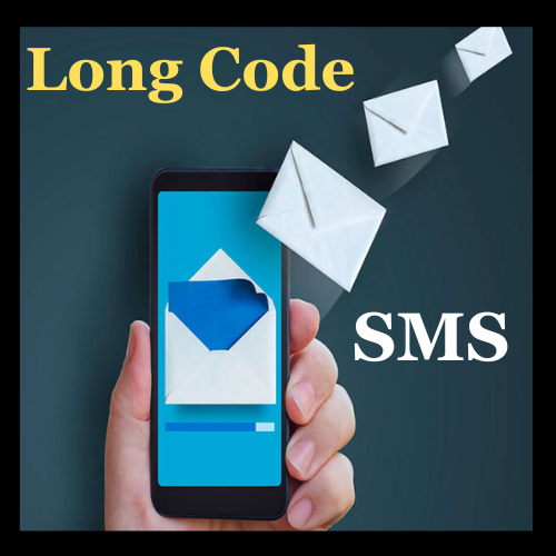 What are the security features of long-code SMS?