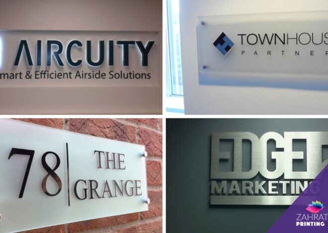 Metal Nameplates Dubai: Crafting Identity with Durability