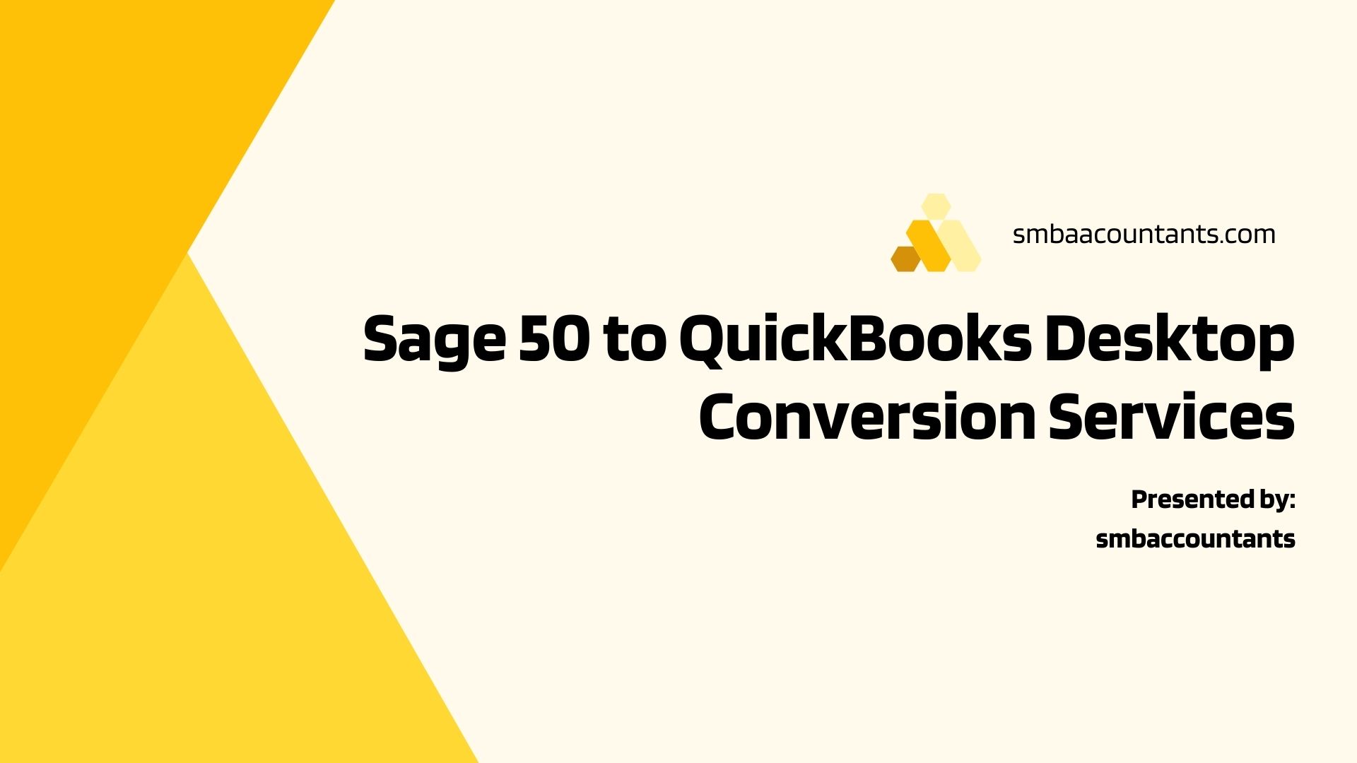 Expert Sage 50 to QuickBooks Desktop Conversion Services